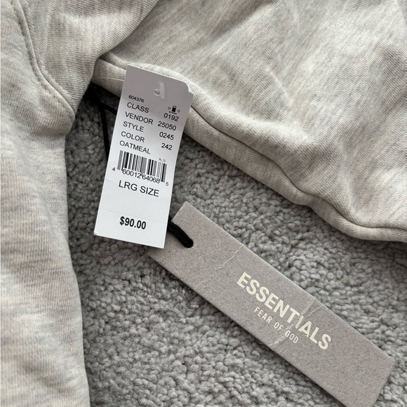 Essentials Light Gray Pullover - Picture 3 of 4